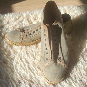 John Varvatos laceless canvas sneakers